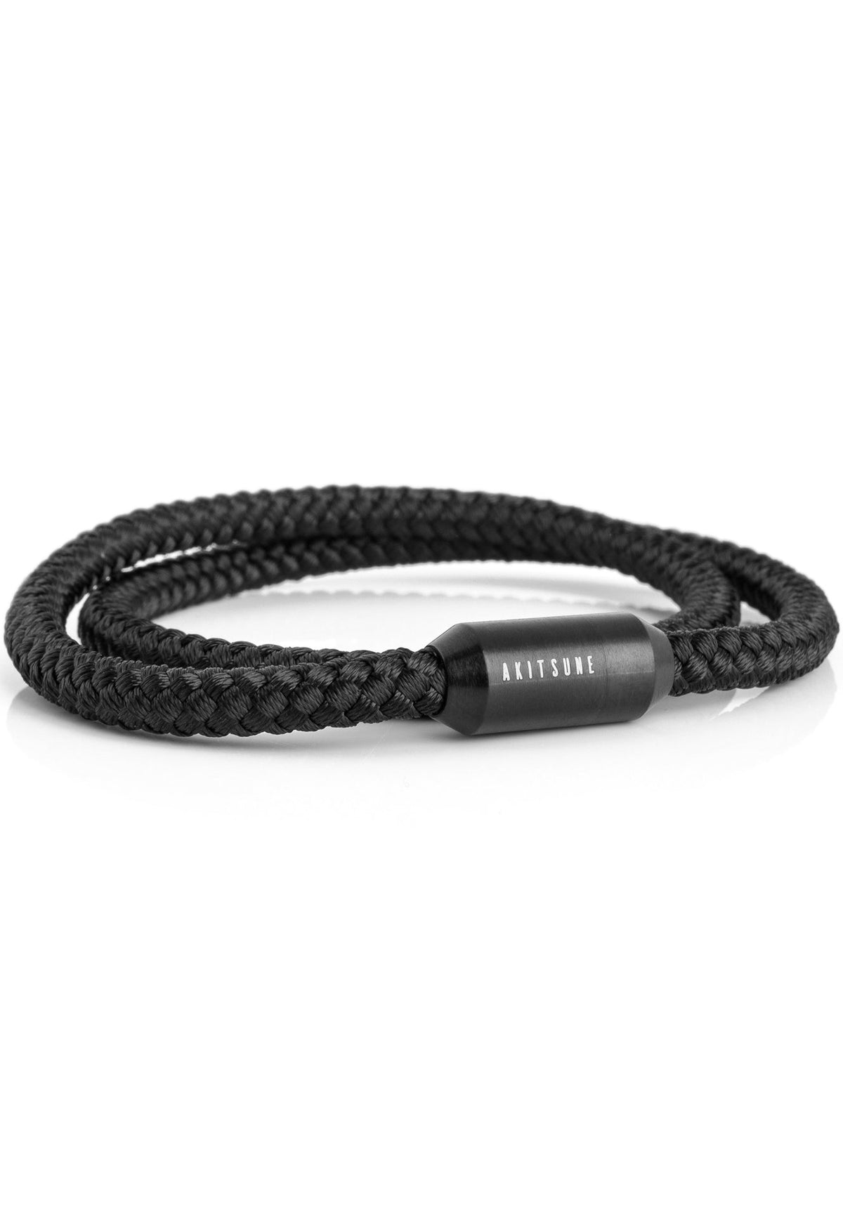 Mare Nylon Bracelet Matte Black - Black