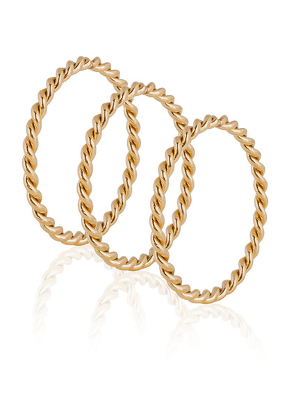 Mare Ring Gold - Set of 3
