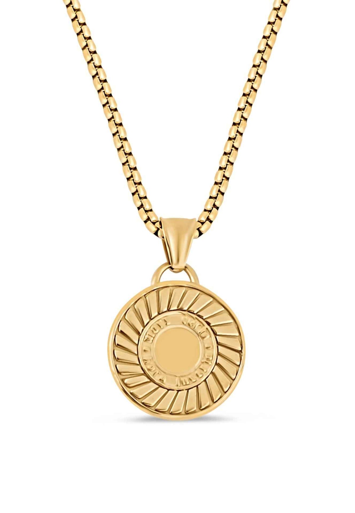 Mortis Pendant / Necklace Gold 70 cm