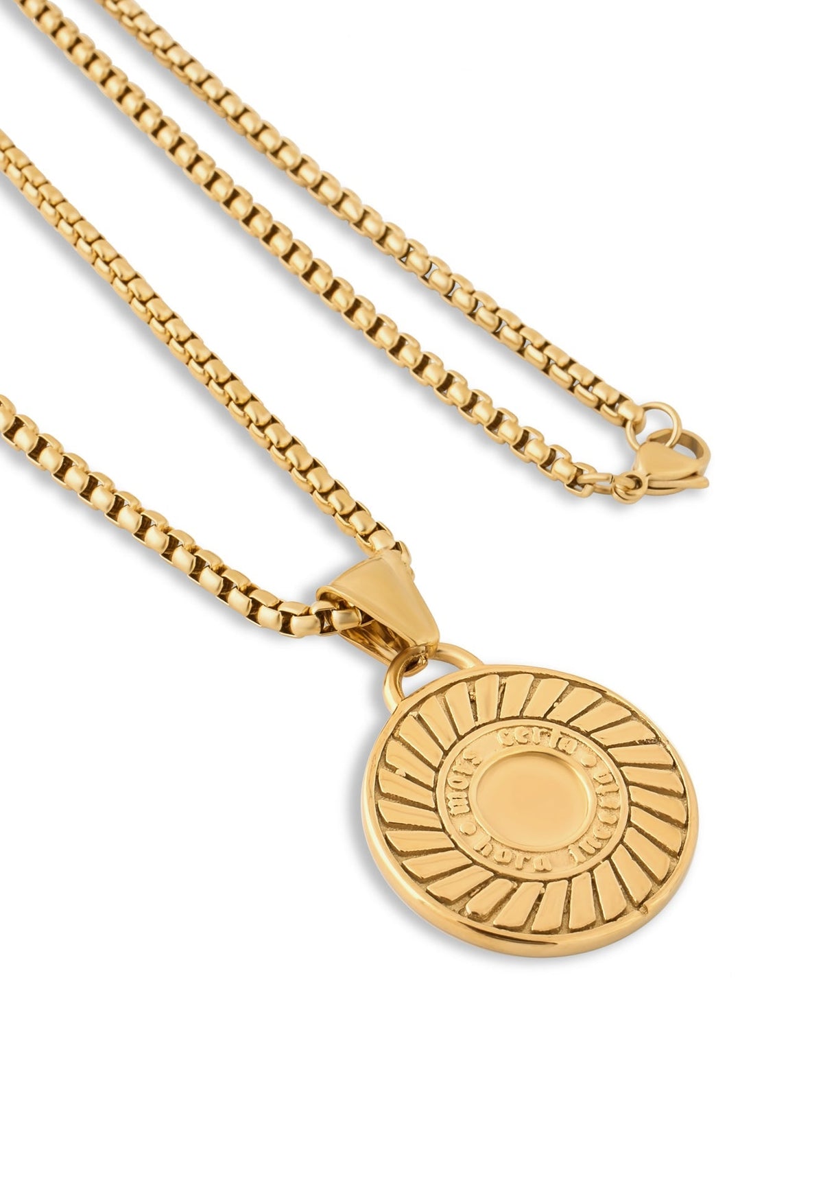 Mortis Pendant / Necklace Gold 70 cm