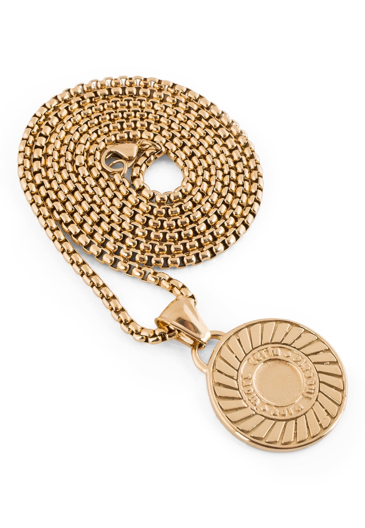 Mortis Pendant / Necklace Gold 70 cm