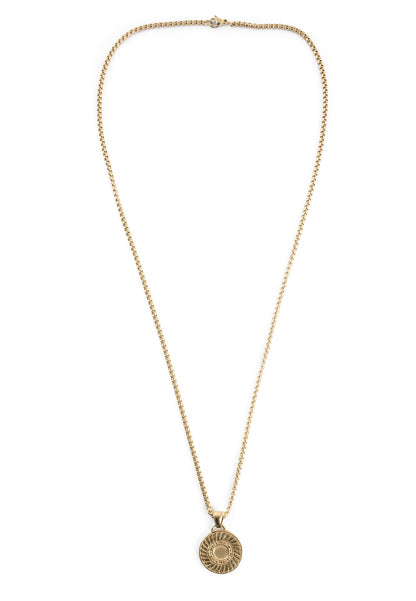 Mortis Pendant / Necklace Gold 70 cm