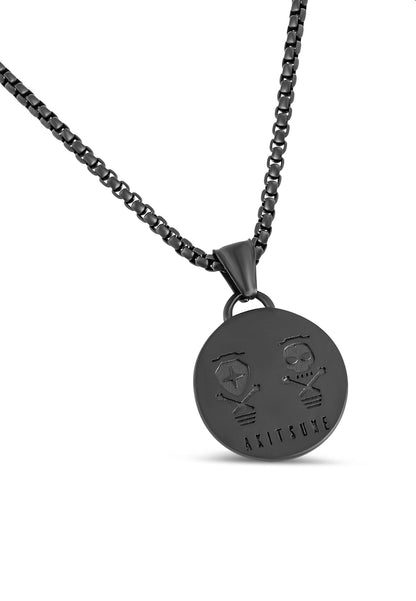 Mortis Pendant / Necklace Matte Black 70 cm