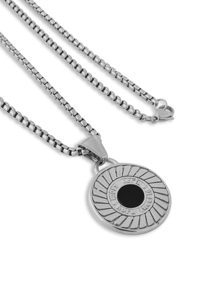 Mortis Pendant / Necklace Silver 70 cm