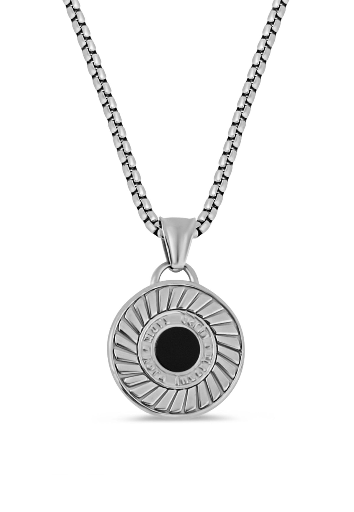Mortis Pendant / Necklace Silver 70 cm