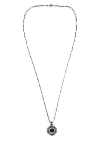 Mortis Pendant / Necklace Silver 70 cm
