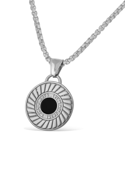 Mortis Pendant / Necklace Silver 70 cm