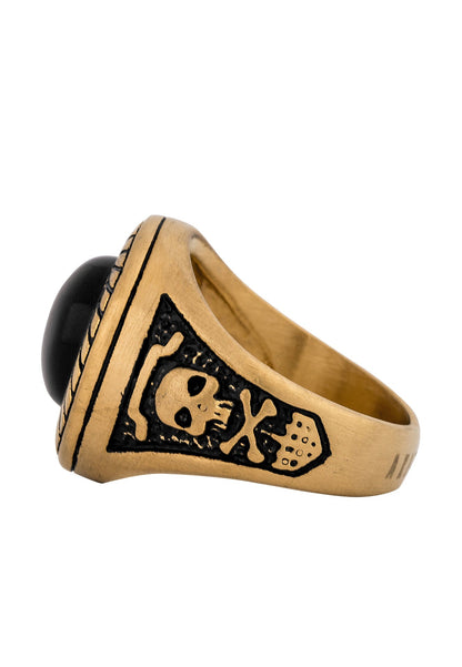 Mortis Ring Antique Gold