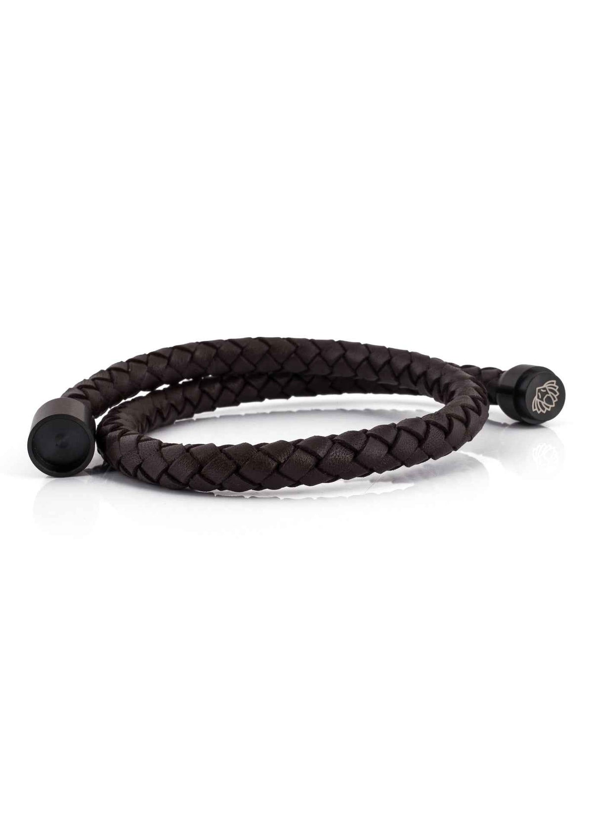 Navis Leather Bracelet Black-Brown