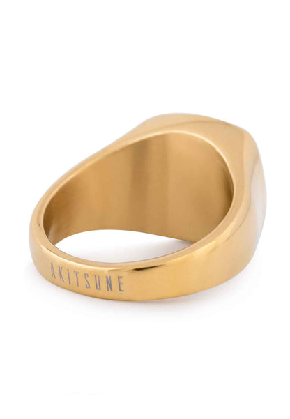 Opul Ring Gold-Labradorite