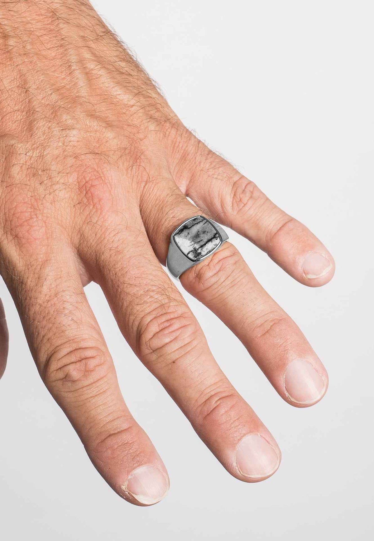 Opul Ring Silver-Labradorite