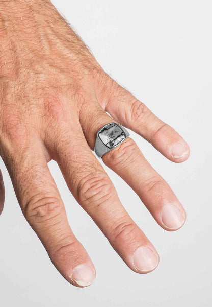 Opul Ring Silver-Labradorite