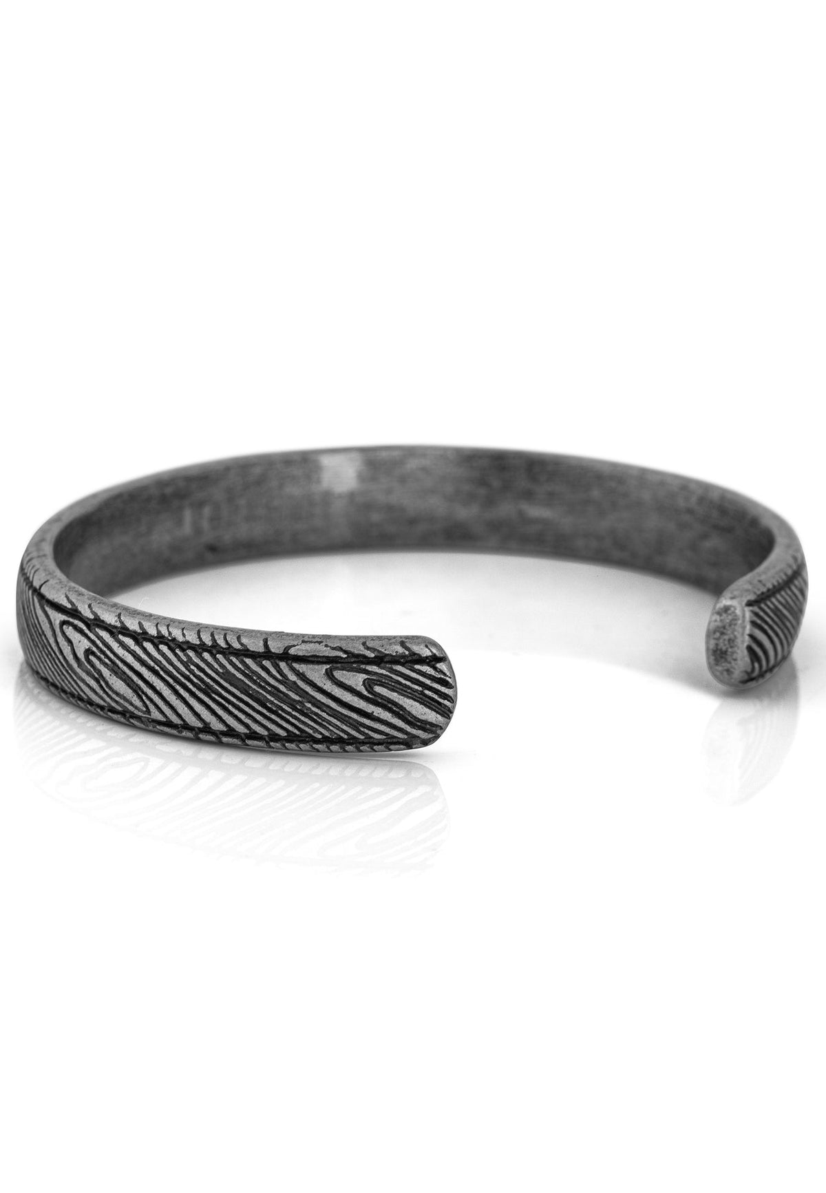 Orbis Bangle Antique Silver