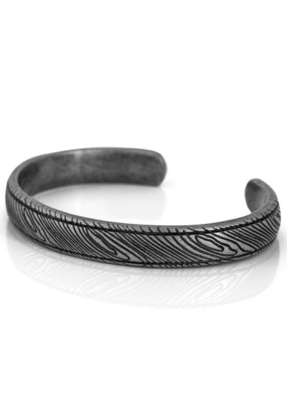 Orbis Bangle Antique Silver