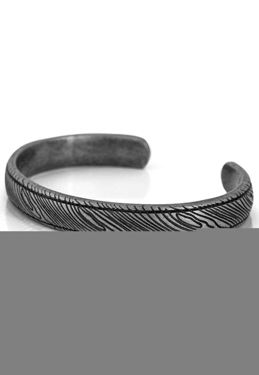 Orbis Bangle Antique Silver