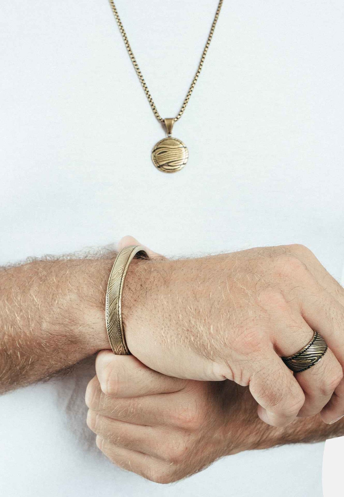 Orbis Bangle Brass