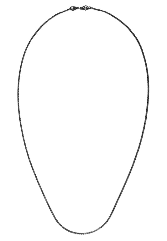 Pearl Necklace Matte Black
