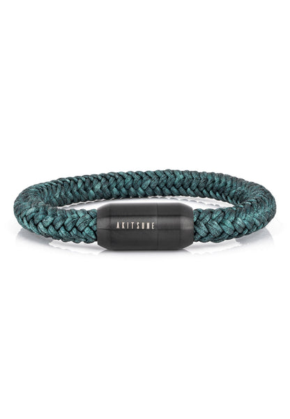 Portus Nautical Rope Bracelet Black-Green