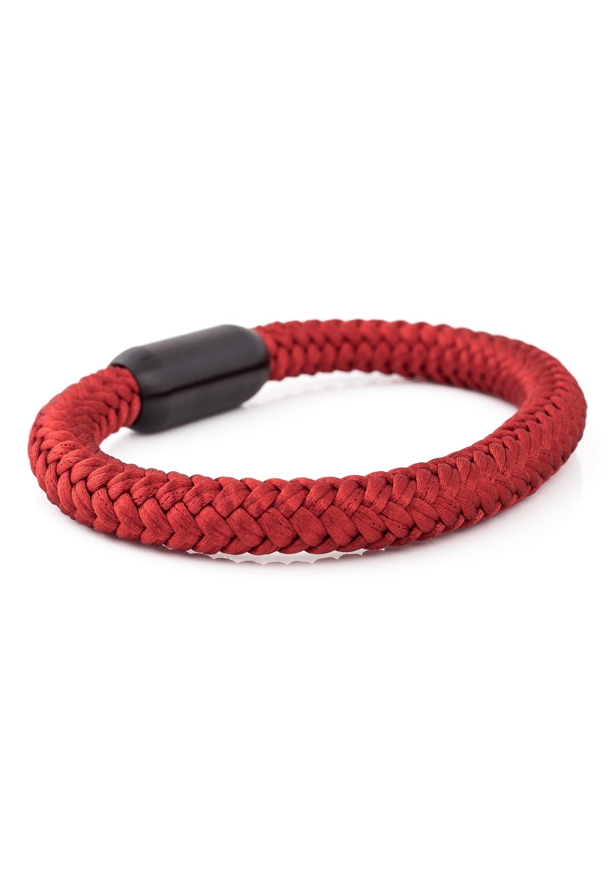 Portus Nautical Rope Bracelet Black-Winered