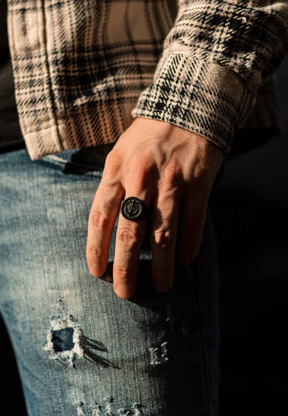 Portus Ring Matte Black