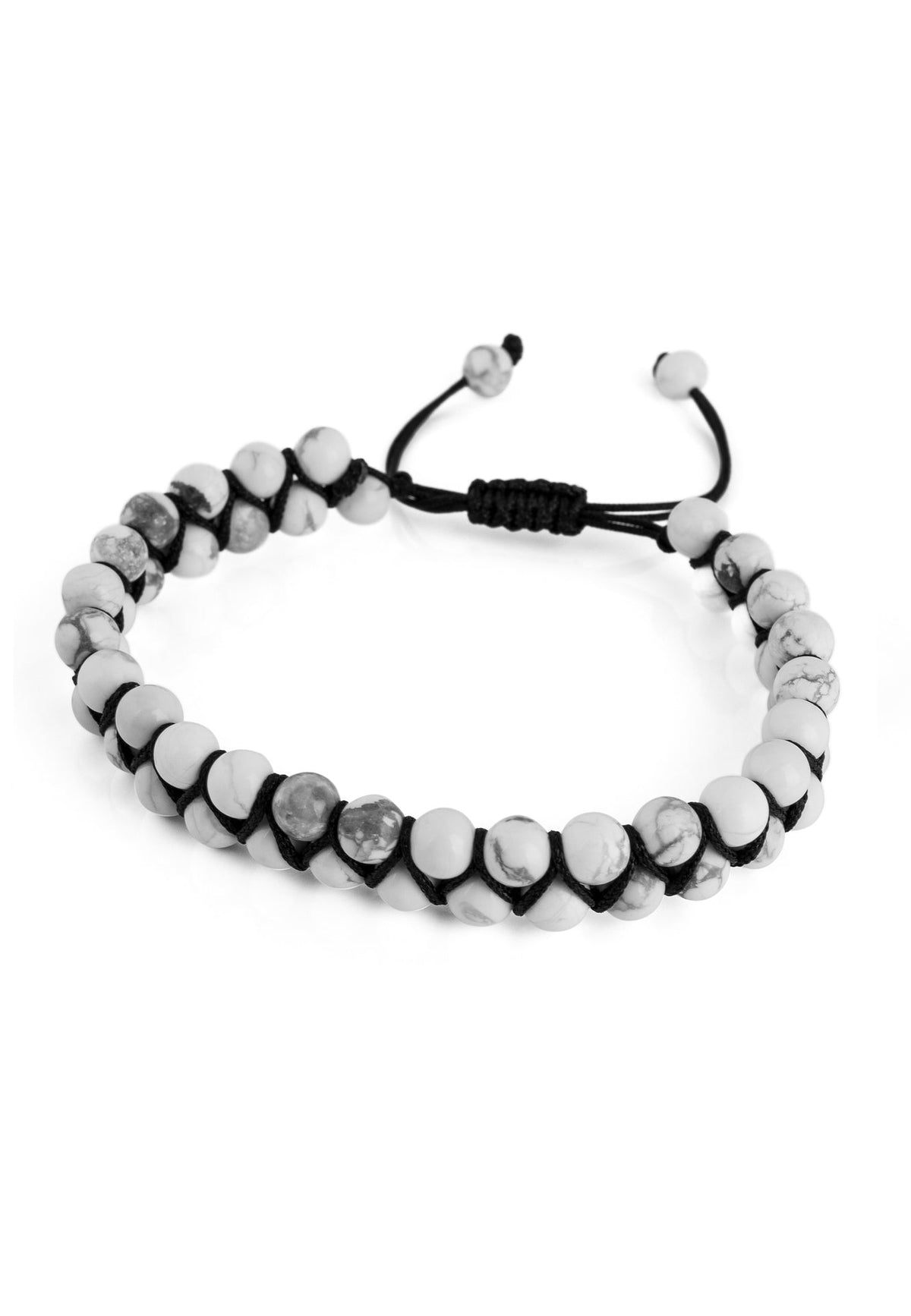 Sensei Beaded Bracelet - Marble White