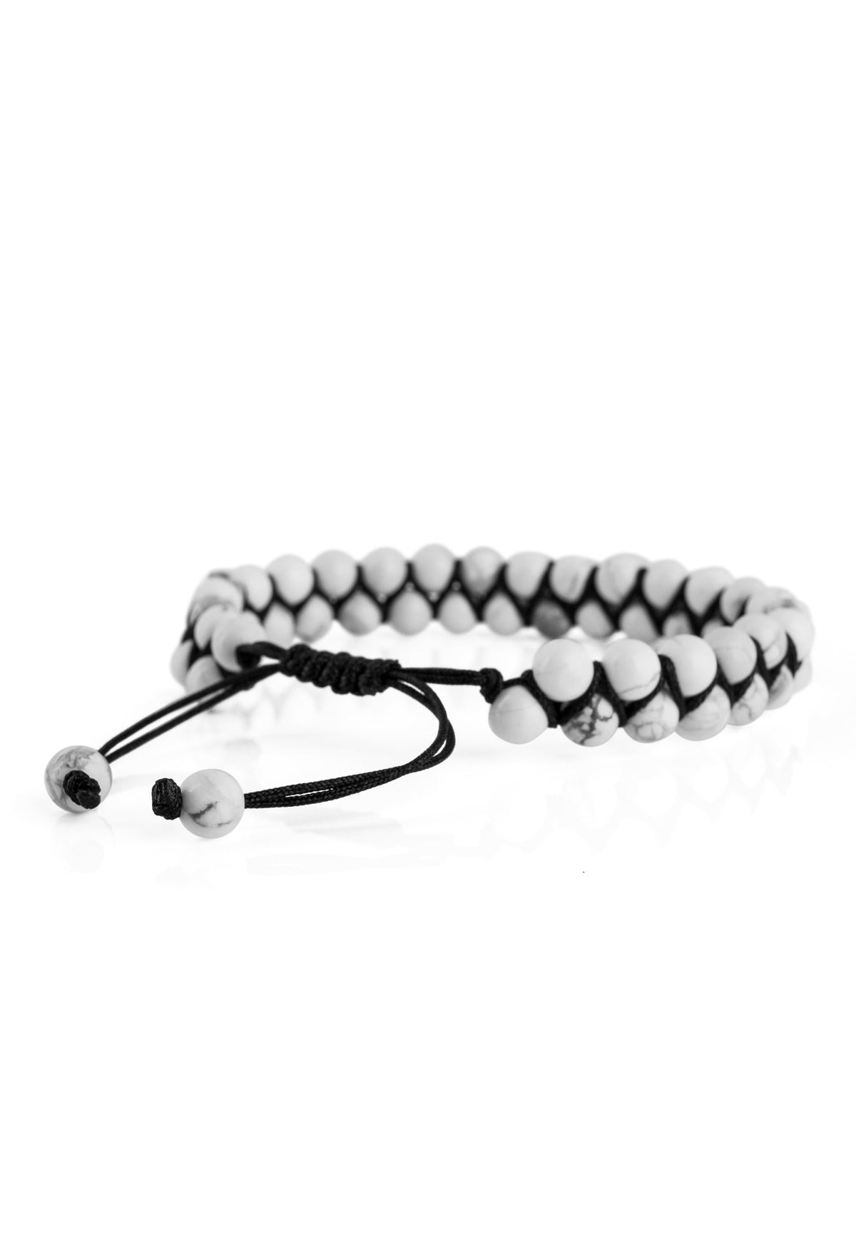 Sensei Beaded Bracelet - Marble White