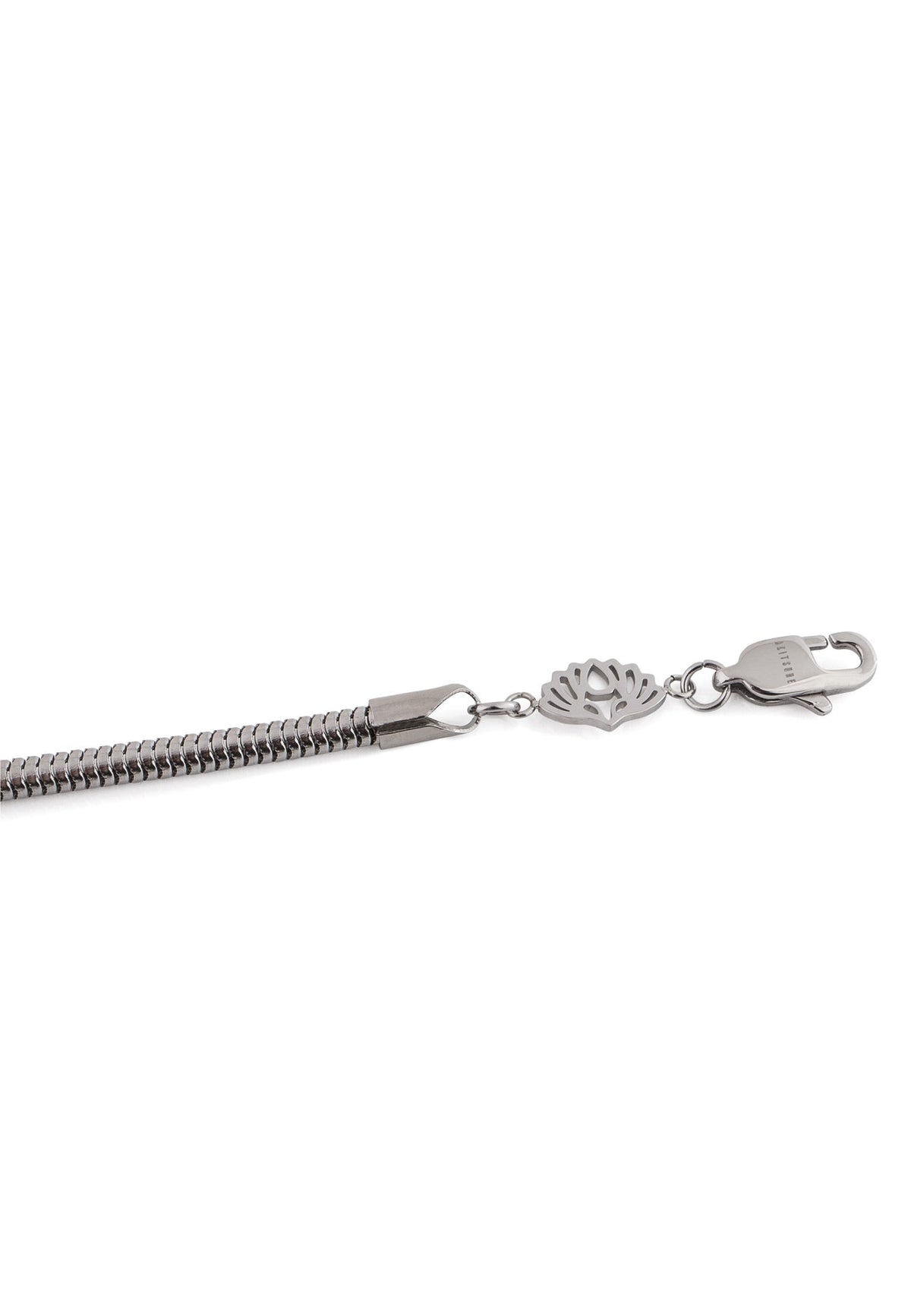 Serpent Snake Chain Link Bracelet Silver 3 mm