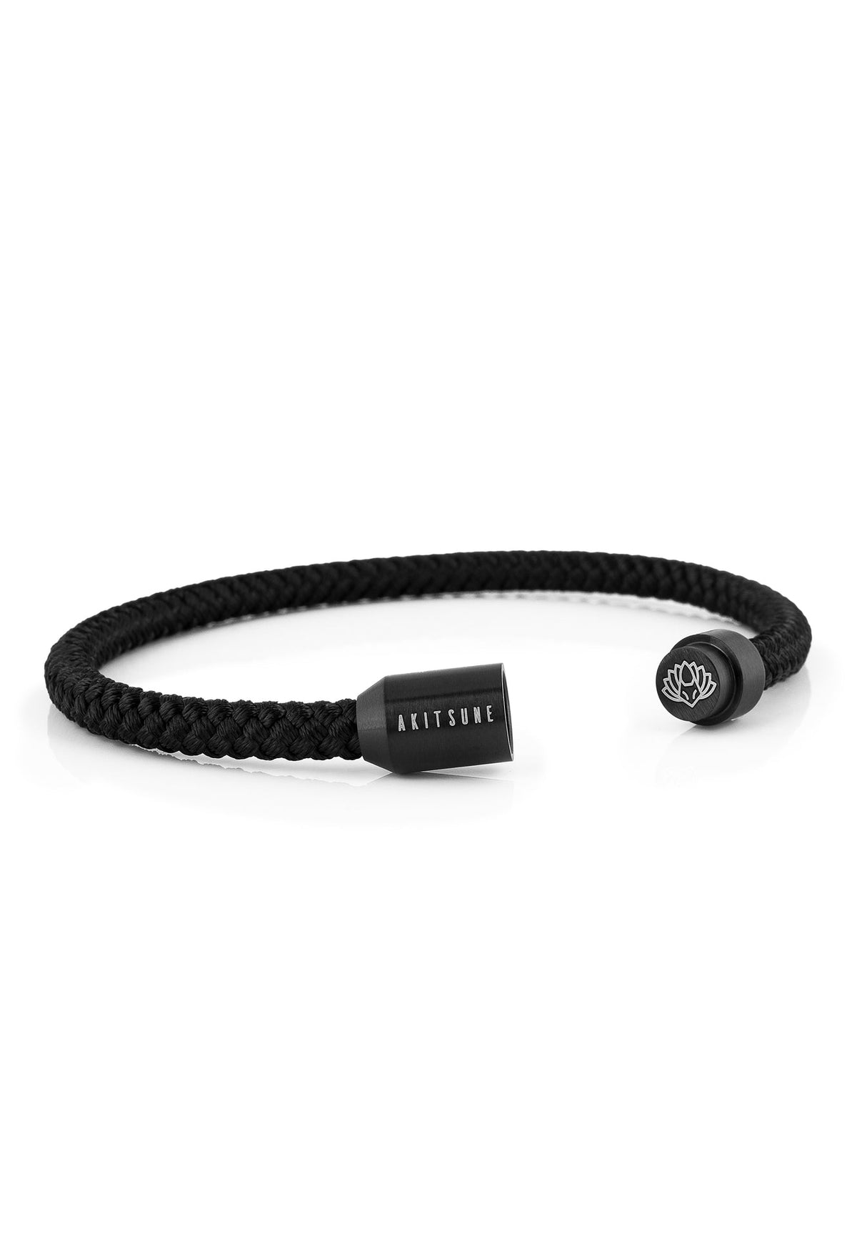 Silvus Nylon Bracelet - Matte Black - Black