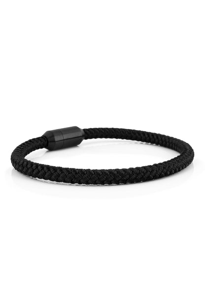 Silvus Nylon Bracelet - Matte Black - Black