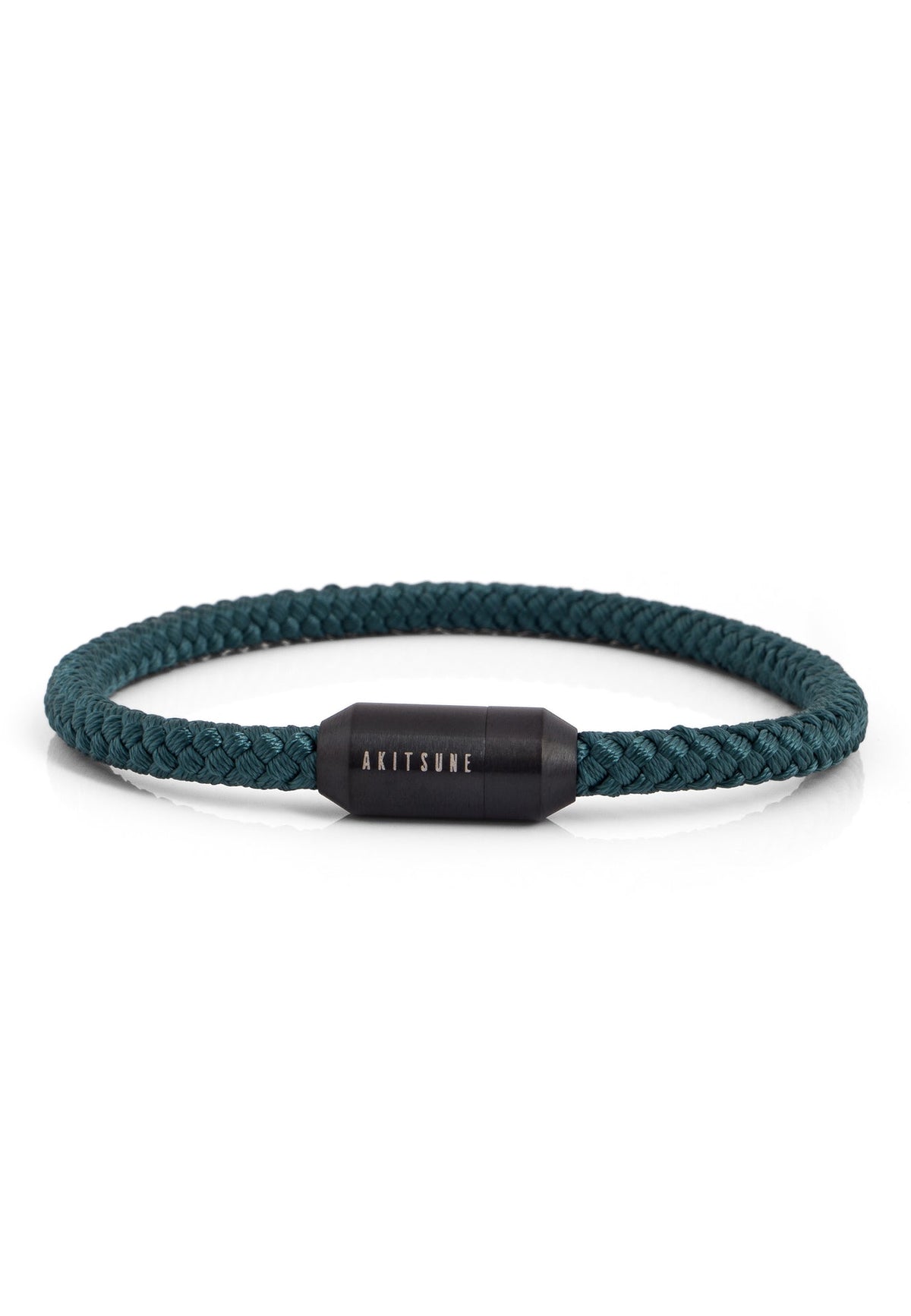 Silvus Nylon Bracelet - Matte Black - Dark Green