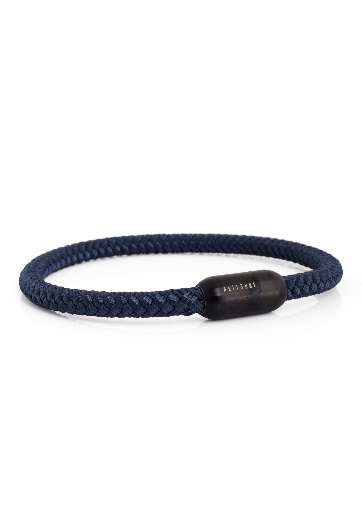 Silvus Nylon Bracelet - Matte Black - Navyblue