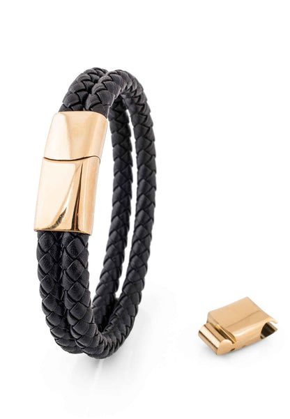Simplicitas Bracelet Gold - Black