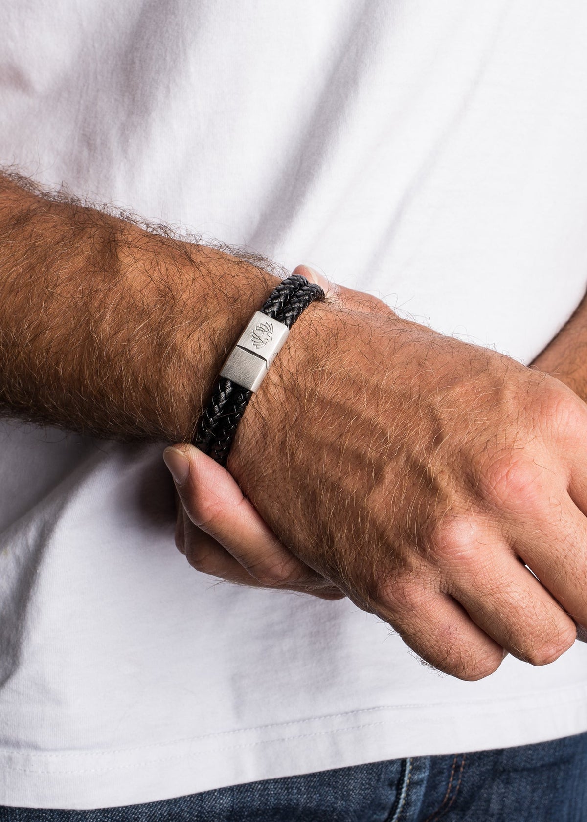 Simplicitas Bracelet Silver - Black