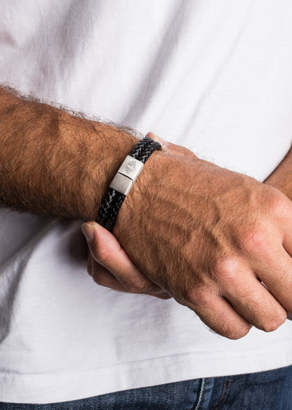 Simplicitas Bracelet Silver - Black