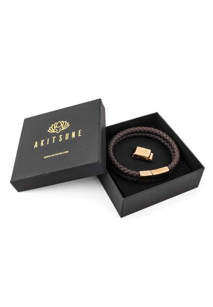 Simplicitas Bracelet Gold - Brown