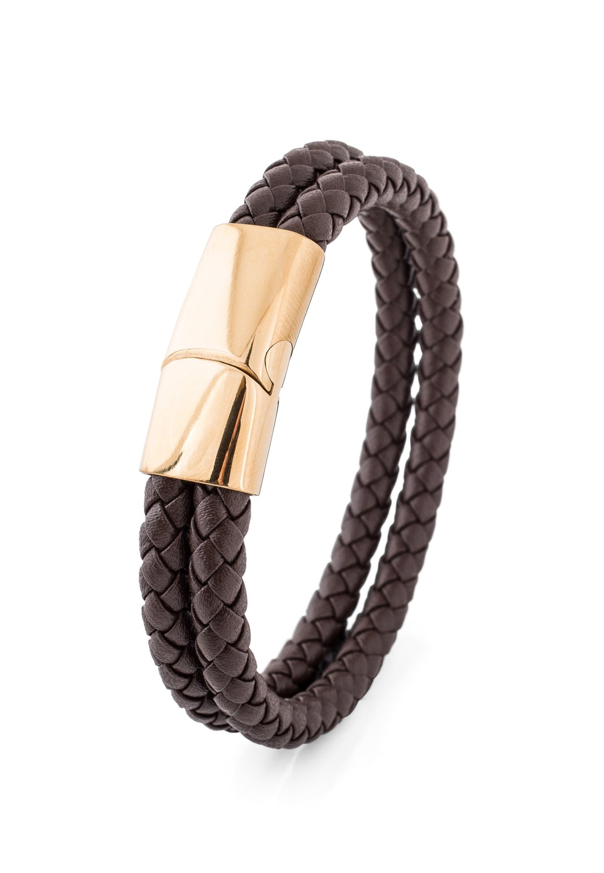 Simplicitas Bracelet Gold - Brown