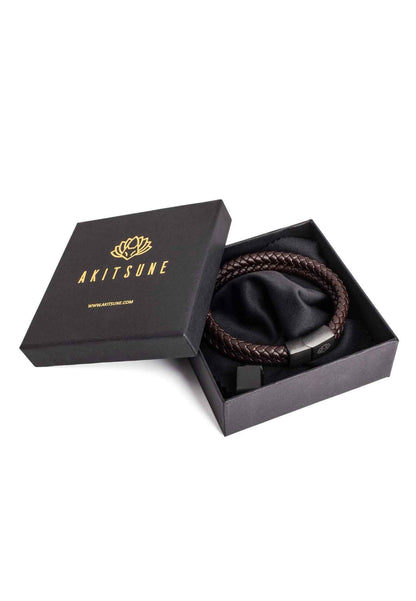 Simplicitas Bracelet Matte Black - Brown