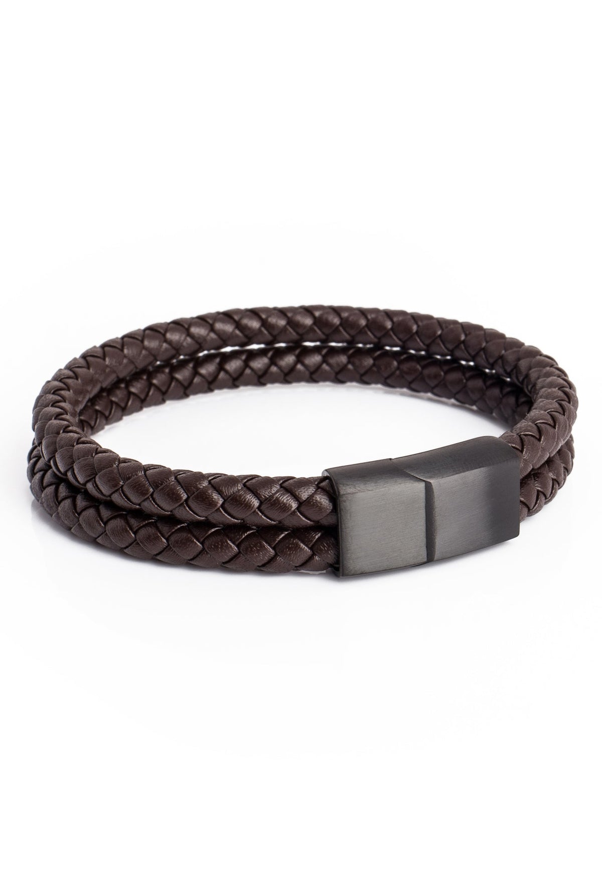 Simplicitas Bracelet Matte Black - Brown