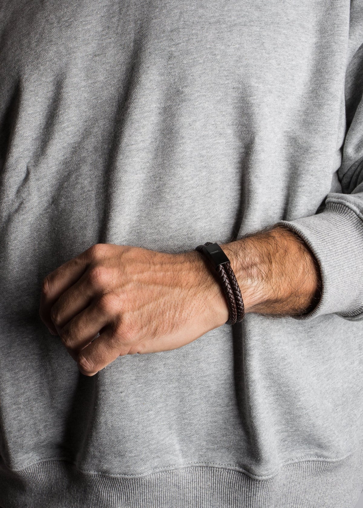 Simplicitas Bracelet Matte Black - Brown