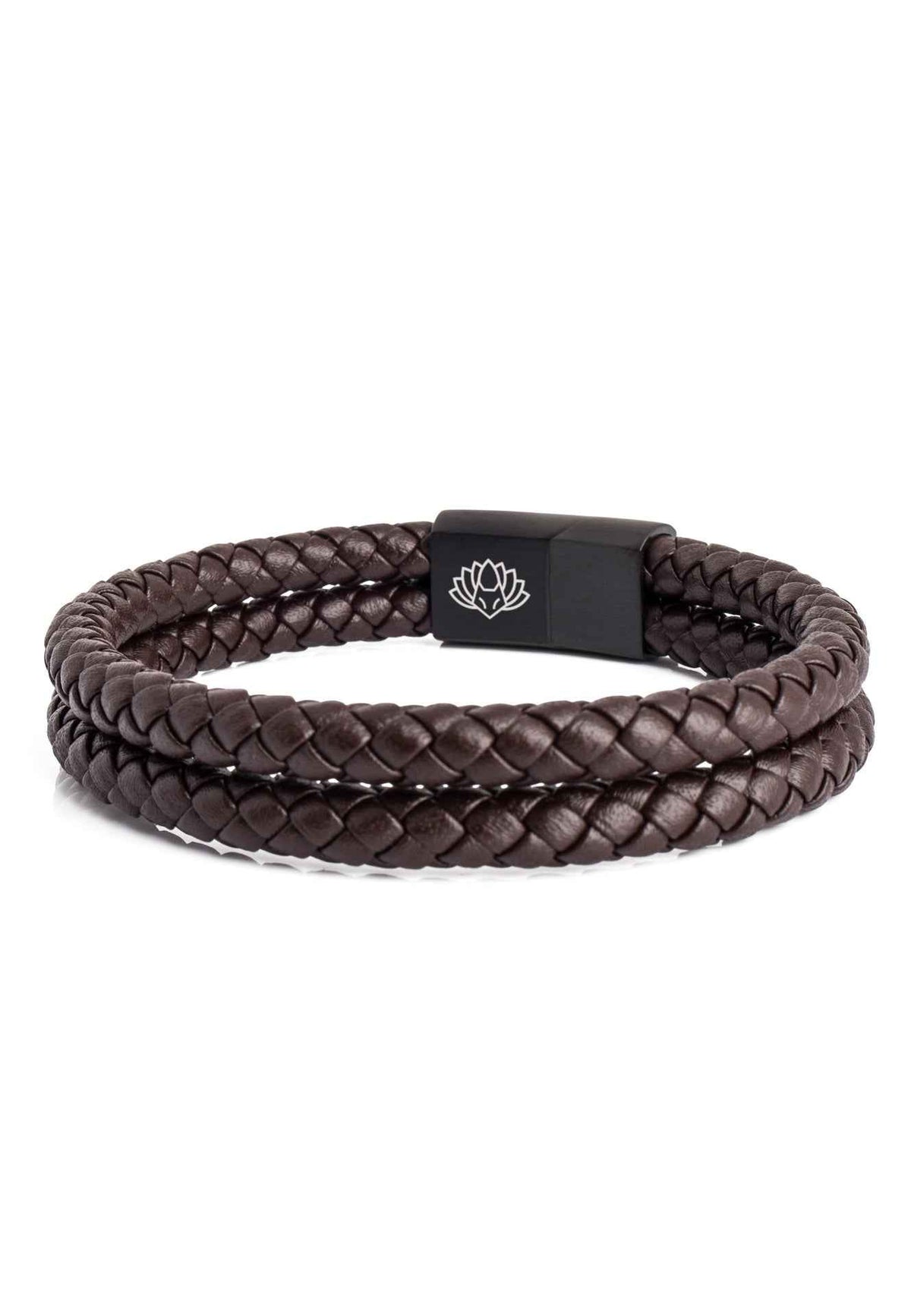 Simplicitas Bracelet Matte Black - Brown