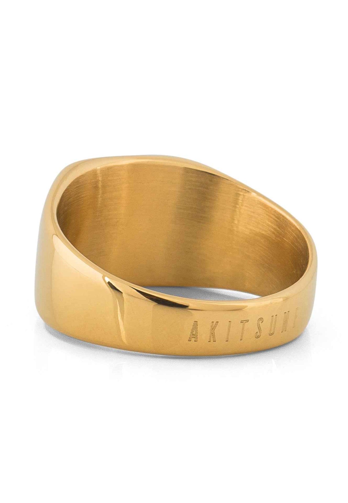 Solida Signet Ring Gold