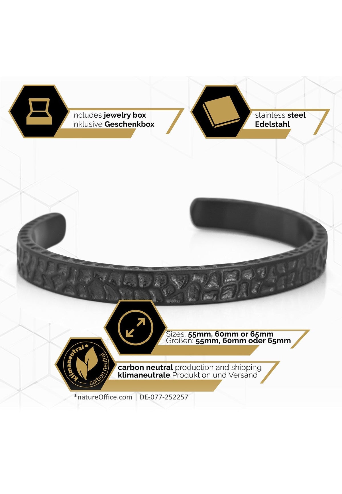 Terra Bangle Matte Black