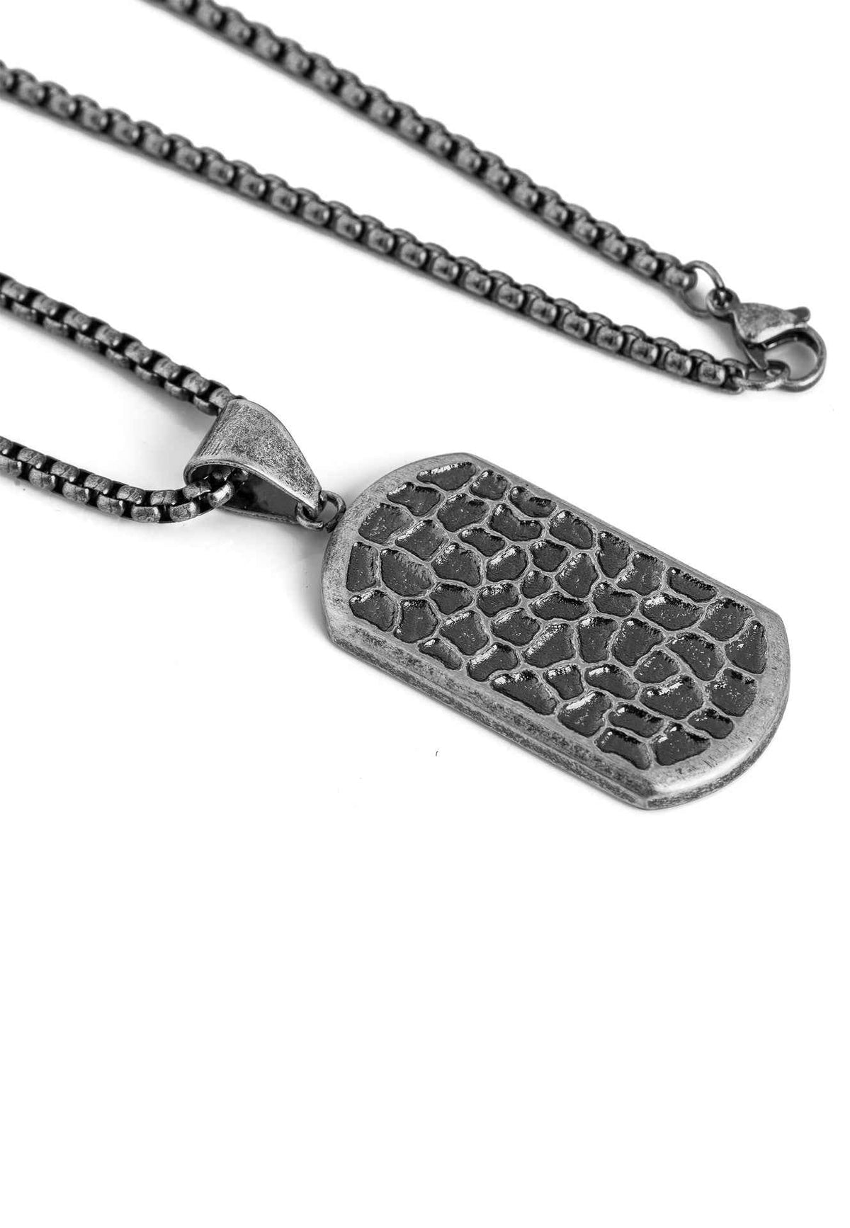 Terra Pendant / Necklace Antique Silver 70 cm