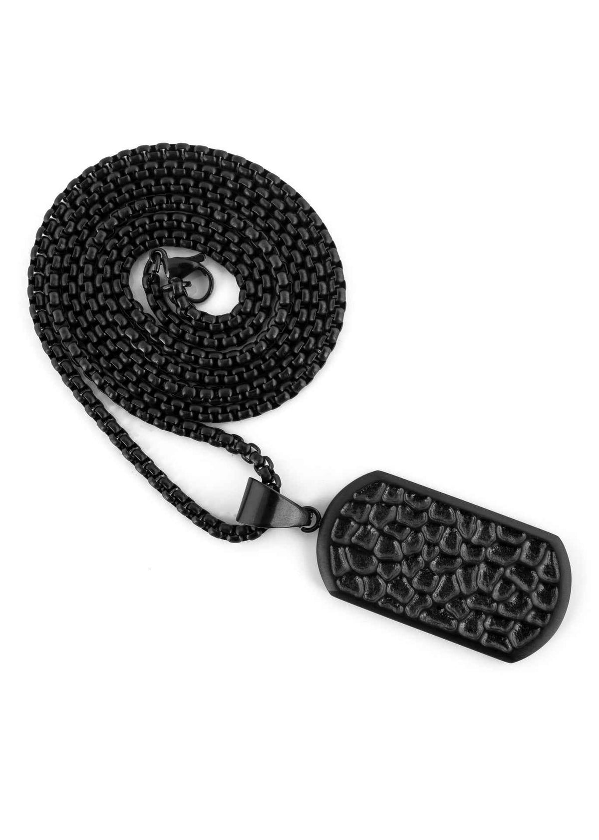 Terra Pendant / Necklace Matte Black 70 cm