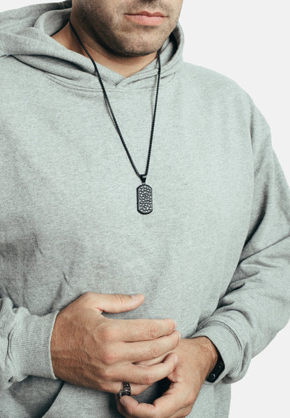 Terra Pendant / Necklace Matte Black 70 cm