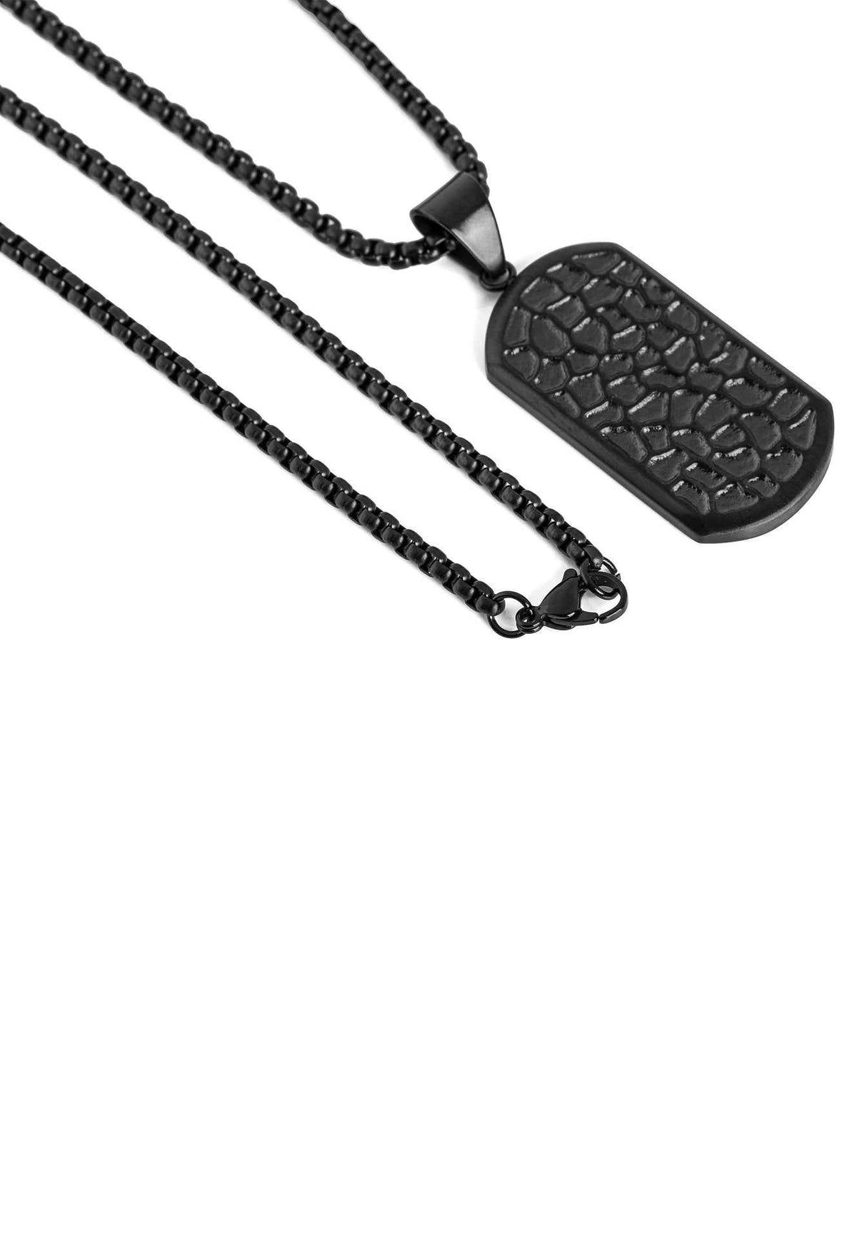 Terra Pendant / Necklace Matte Black 70 cm