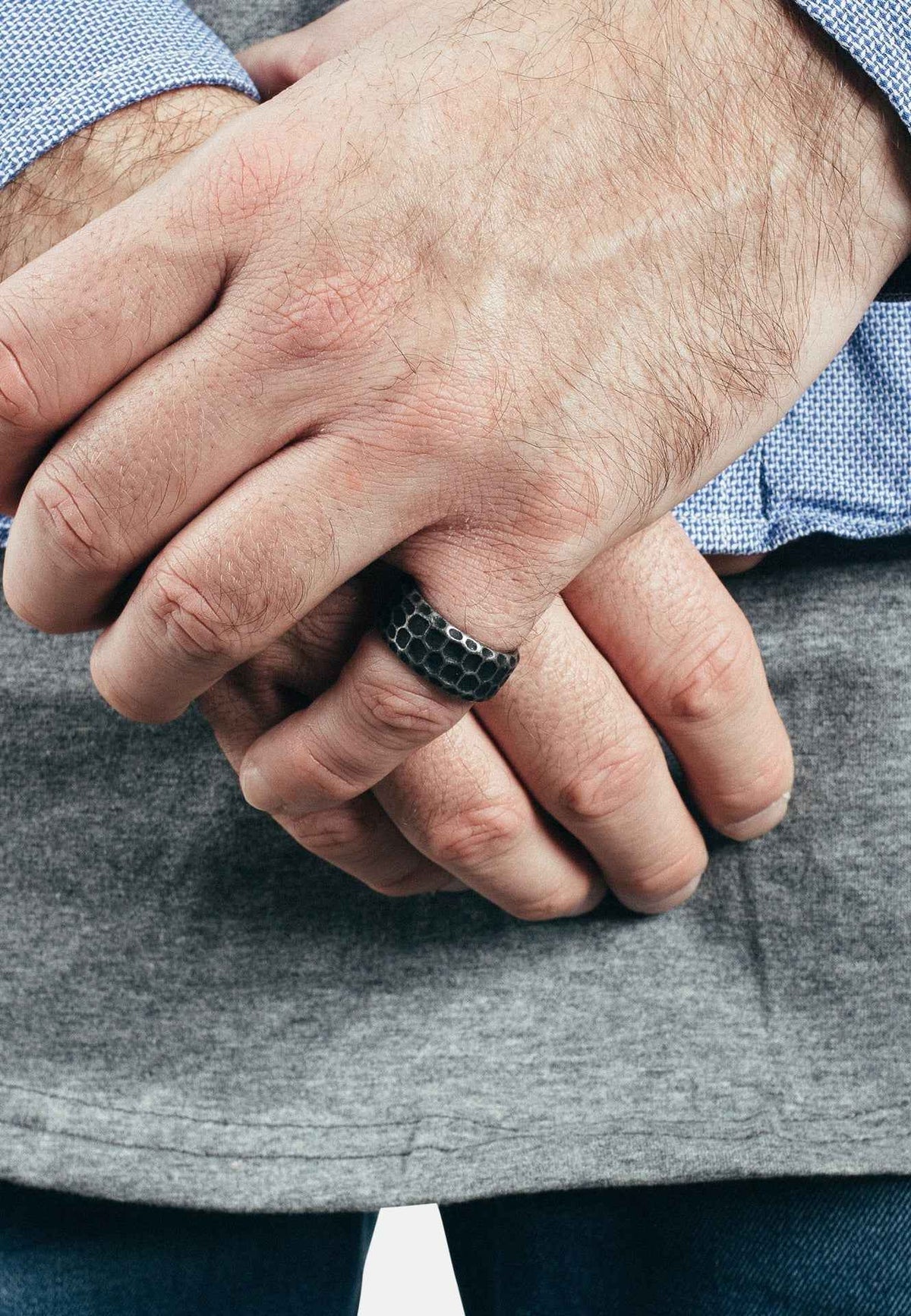 Terra Ring Antique Silver