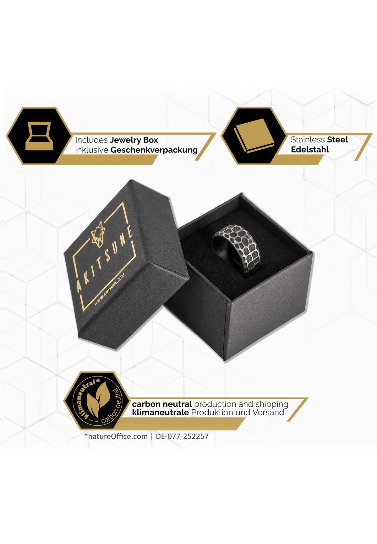 Terra Ring Antique Silver