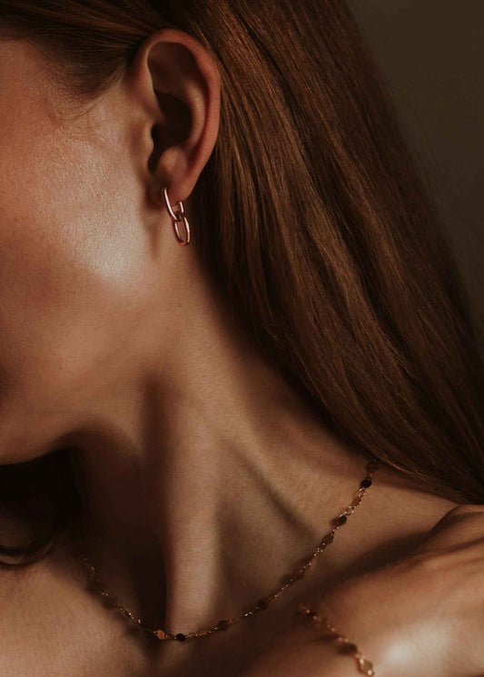 Unity Earrings Rose Gold