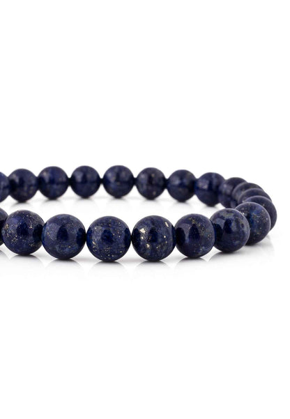 Venatio Beaded Bracelet Black-Lapis Blue